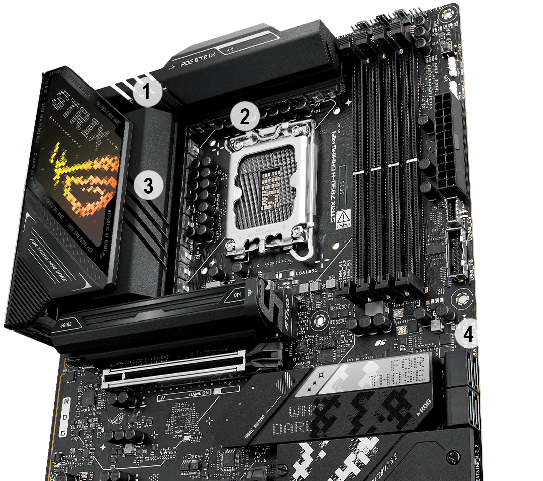 ASUS ROG STRIX Z890-H GAMING WIFI Z890 LGA 1851 ATX